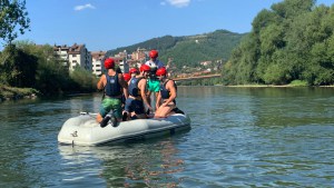 Rafting field lessons for Uni of Belgrade students