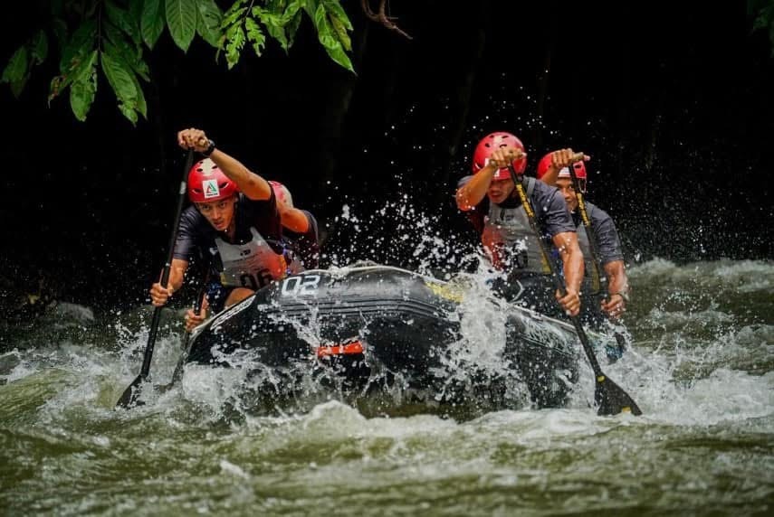 Raft racing in Malaysia